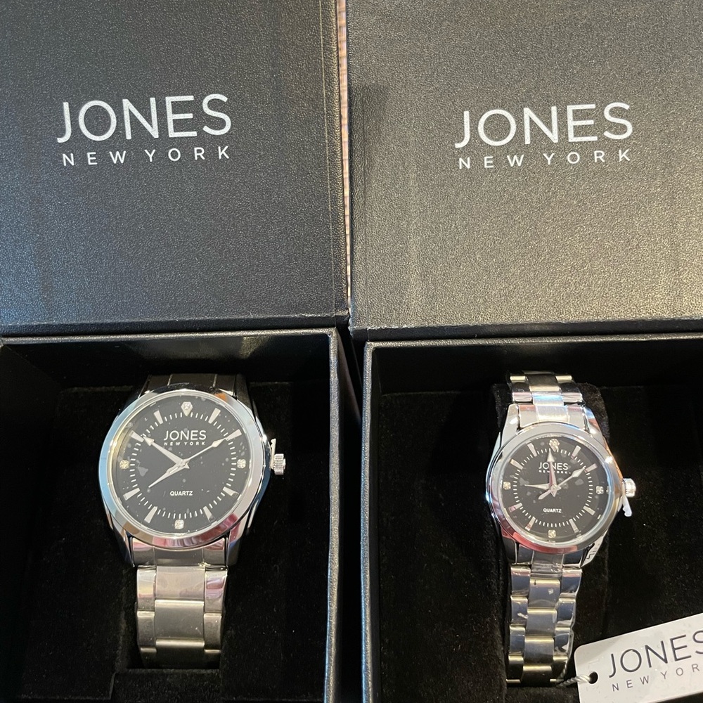 JONES NEW YORK HIS AND HER WATCHES